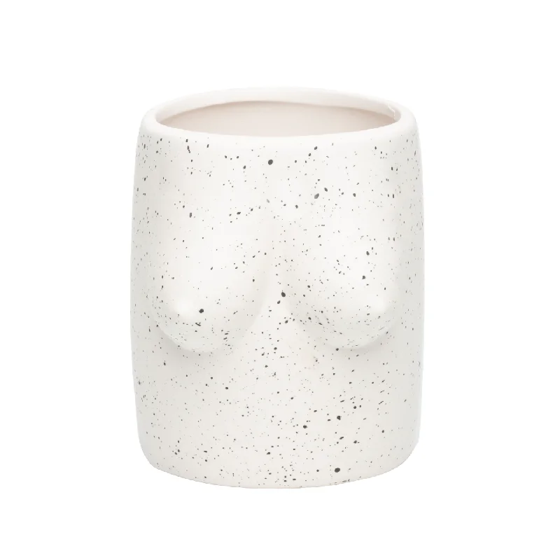 Body Shapes Boobs Vase | White