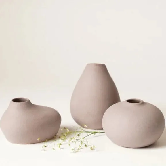 Shimizu Family Ceramic Vases | Set of 3