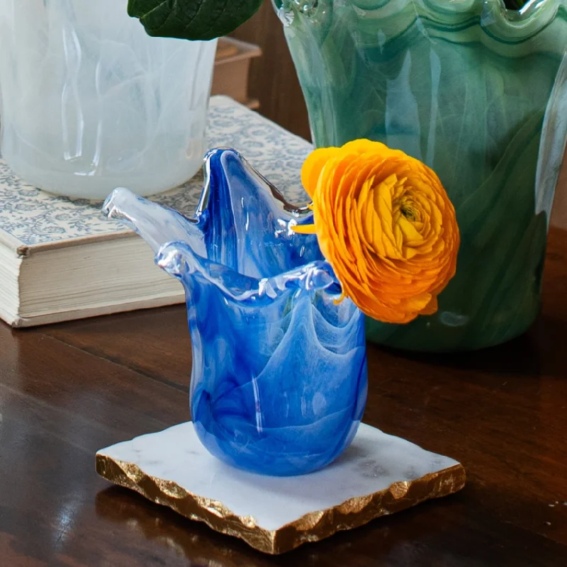 Vietri Onda Glass Vase