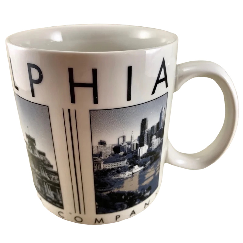 Barista City Scenes Philadelphia Mug 2005 Starbucks