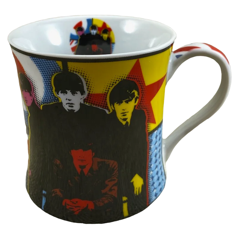 Beatles Pop Art Mug Lesser And Pavey