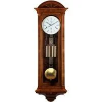 Kieninger Chesterfield 2542-82-01 Cable Regulator Wall Clock, Westminster Chime, Walnut