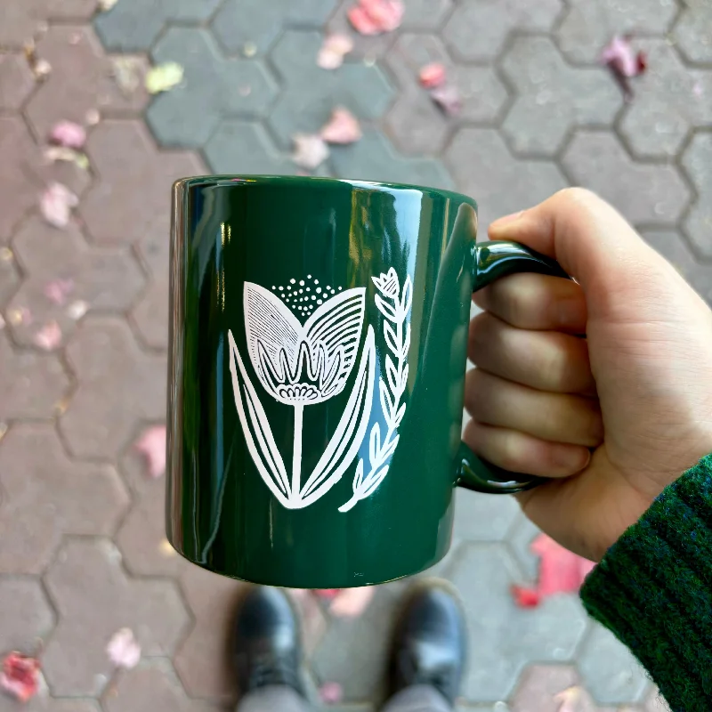 Folksy Tulip Mug