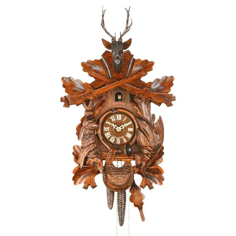 KU1621ex - One Day Dead Animal Hunter Cuckoo Clock