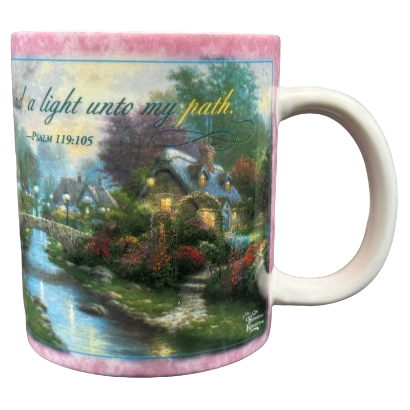 Lamplight Bridge Thomas Kinkade Mug Amcal