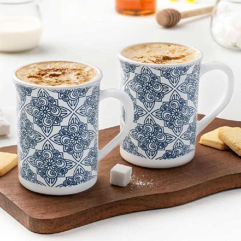 Larah by Borosil Kuba Blue Mug Set