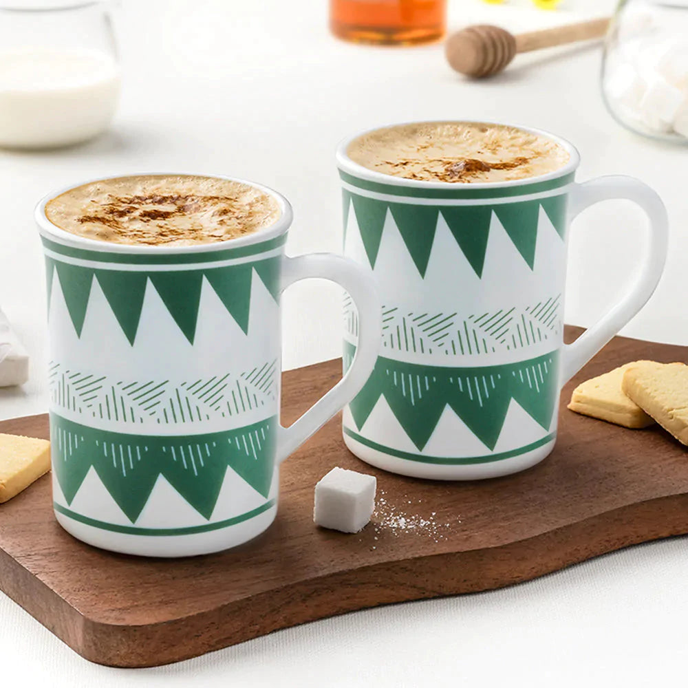 Larah by Borosil Tri Wave Mug Set