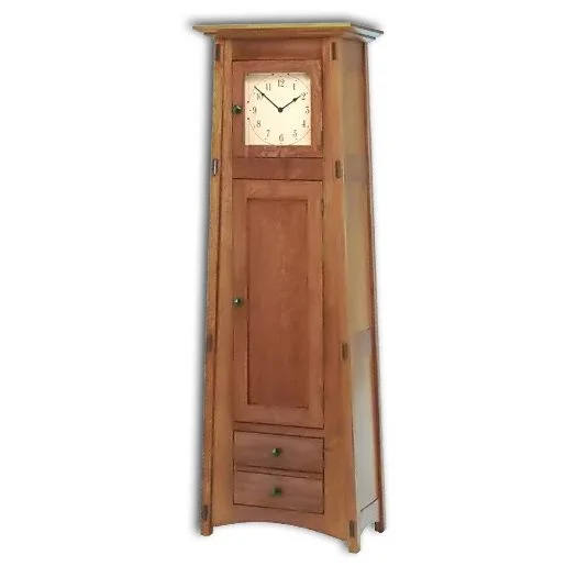 Mccoy 1 Door-1 Drawer Storage Cabinet Clock