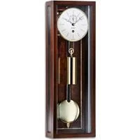 Kieninger Month Runner Micronis 2806-22-03 Mini Regulator Wall Clock, Walnut