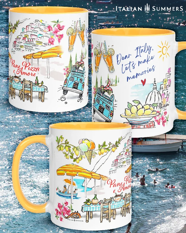 Mug Dear Italy, let's make memories by Italian Summers