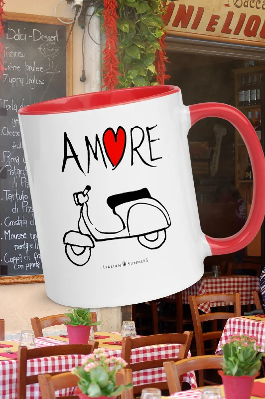 Mug Vespa Amore | Vintage Vespa, Italian scooter, Vespa fans, Italy traveller, Italy gift, Italy souvenir, Italy wedding, Italy them, Vespa