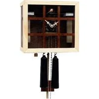 Rombach & Haas (Romba) GLASSHOUSE NEW Model FV34-10, 8-Day Black Forest Cuckoo Clock, Open Mechanism