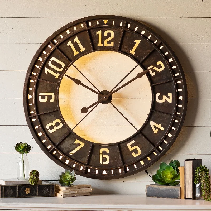 VIP Home 36" Antique Style Wall Clock