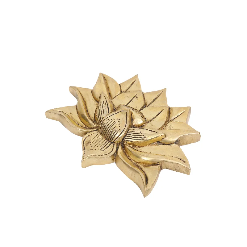 BRASS LOTUS WALL HANGING