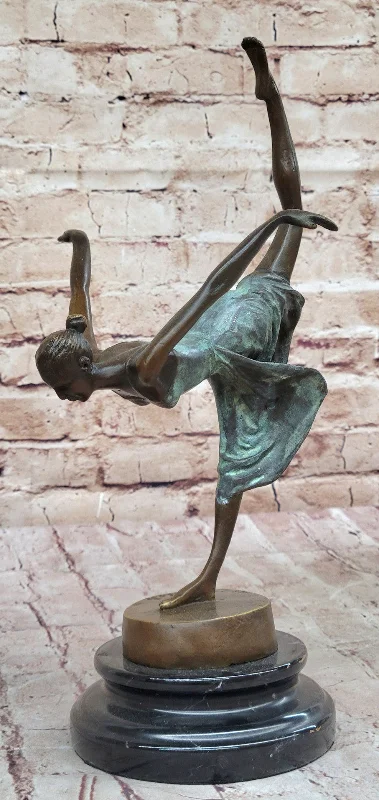 Original Artwork by Aldo Vitaleh: Handmade Ballerina Bronze Sculpture for Home Decor