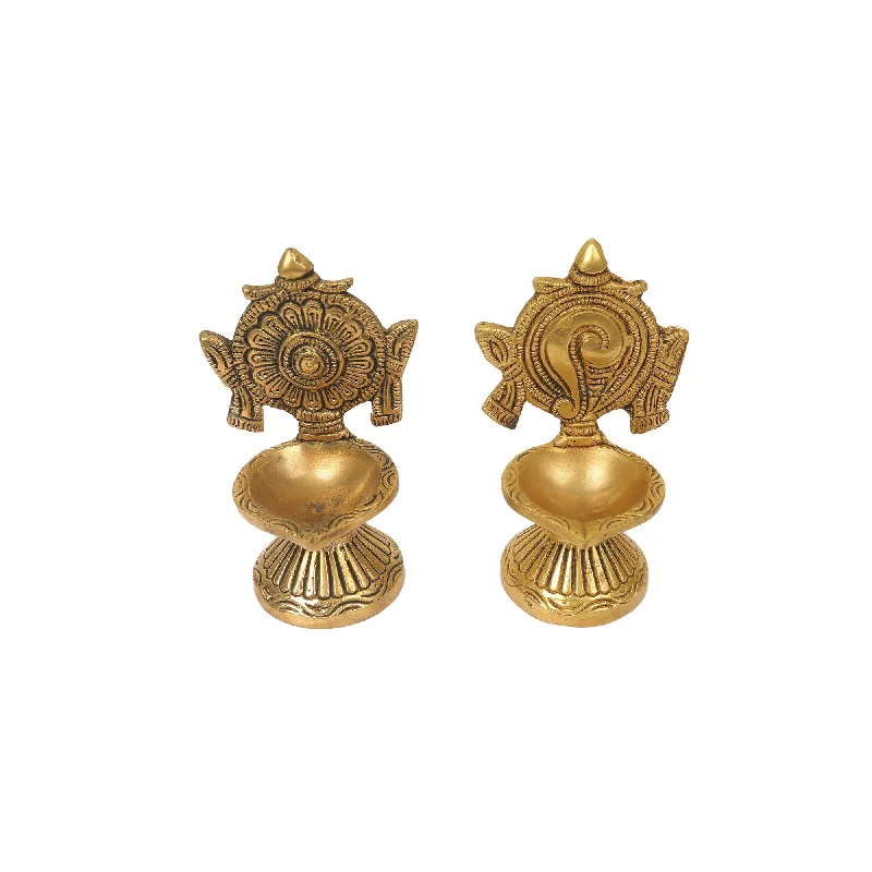 SHANKU CHAKRA DEEPA SET OF 2