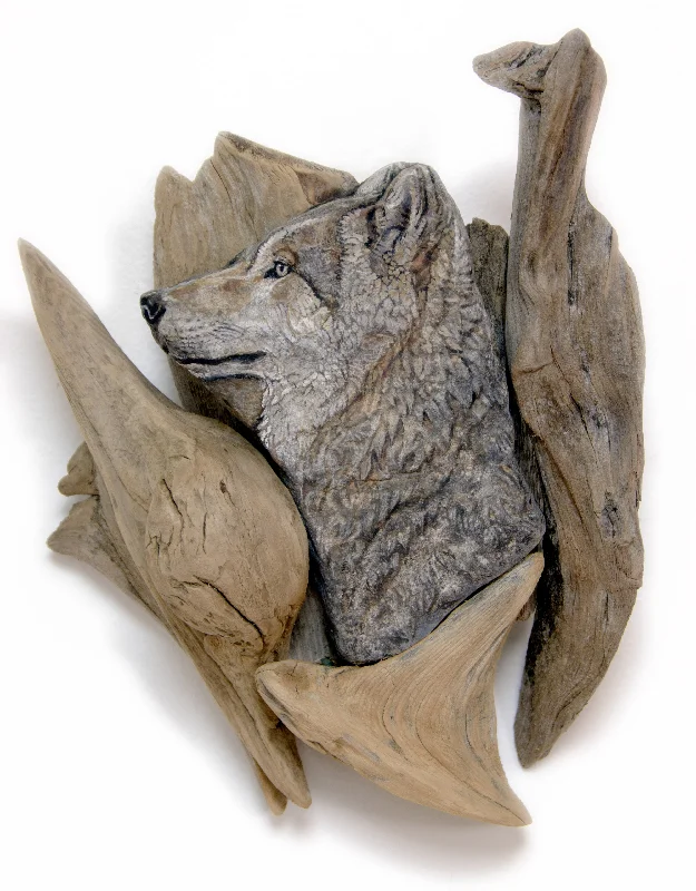 Wolf Spirit : Earthen Sculpture