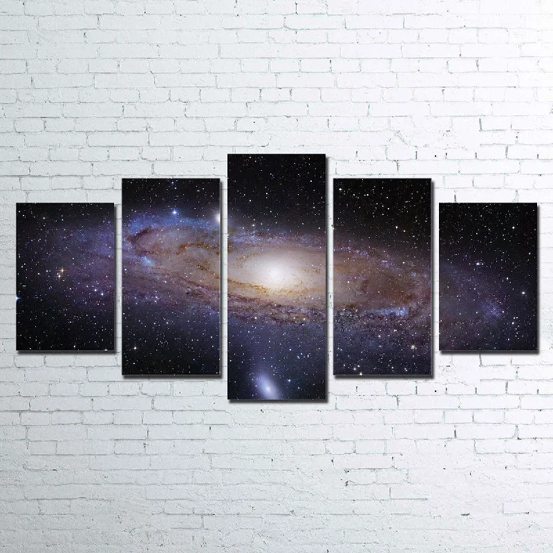 Andromeda Galaxy Canvas Set