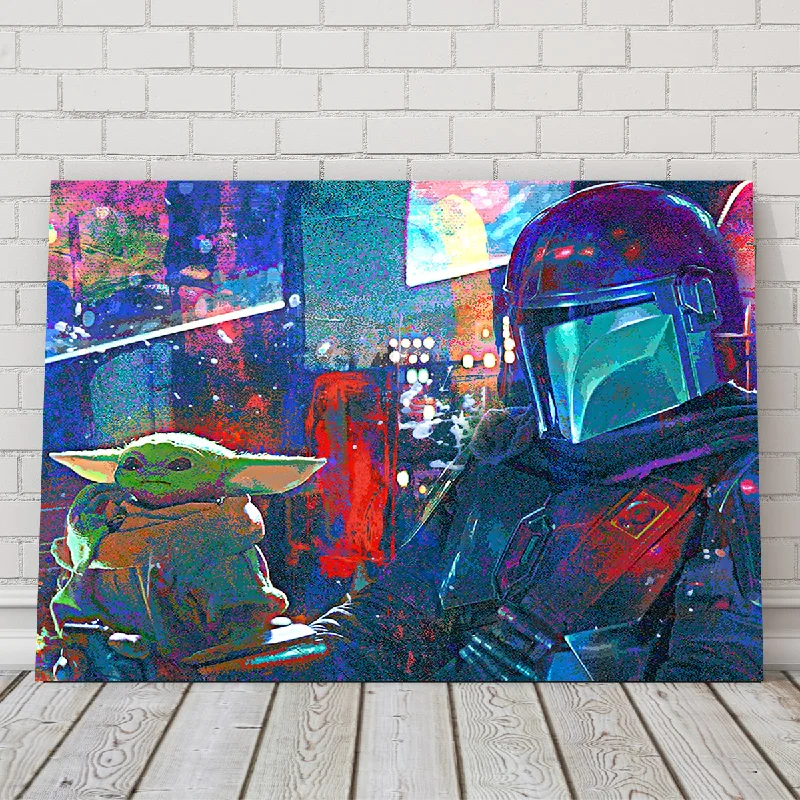 The Mandalorian Co Pilot Canvas Set