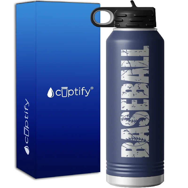 Baseball 40oz Sport Water Bottle