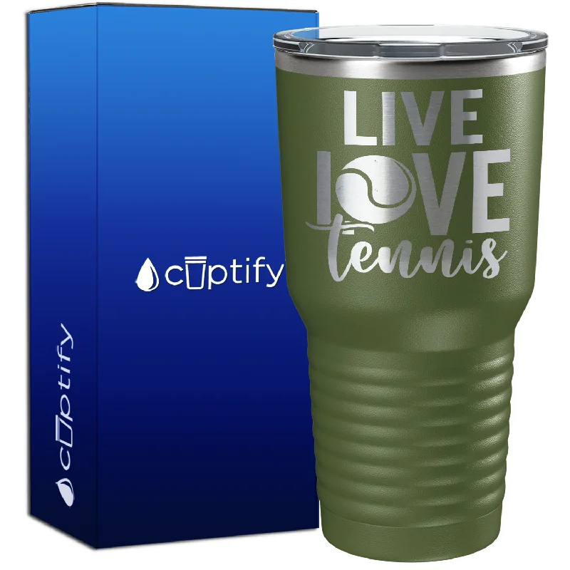 Live Love Tennis 30oz Tennis Tumbler