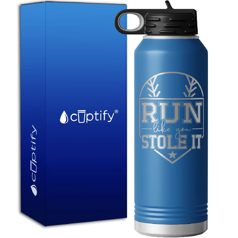 Run Like You Stole It 40oz Sport Water Bottle