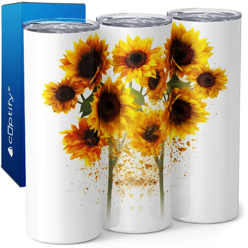 Tall Sunflowers 20oz Skinny Tumbler